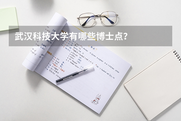 武汉科技大学有哪些博士点？