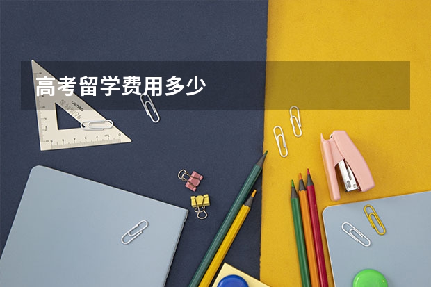 高考留学费用多少