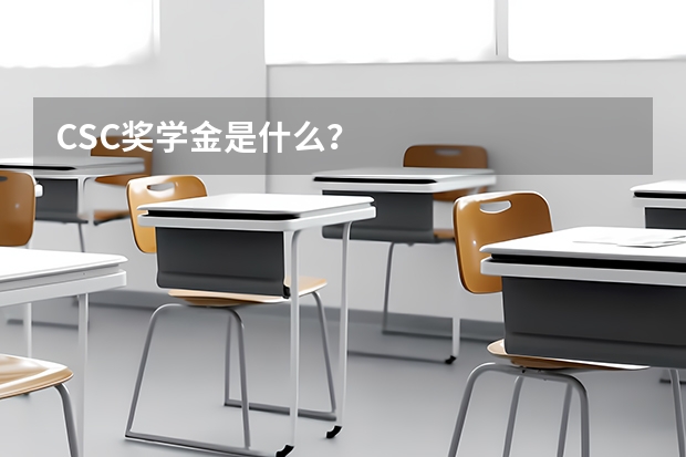 CSC奖学金是什么？