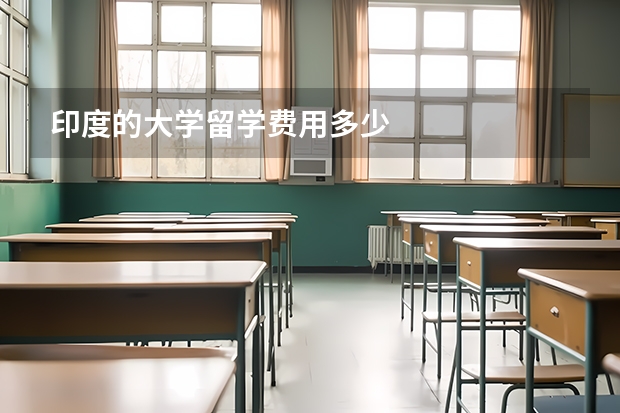 印度的大学留学费用多少