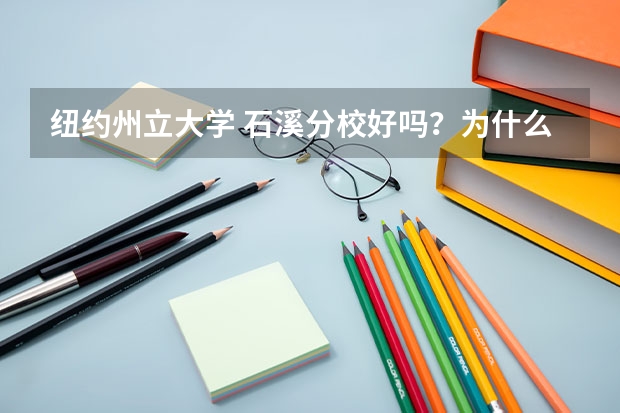 纽约州立大学 石溪分校好吗?为什么排名不是很高啊?