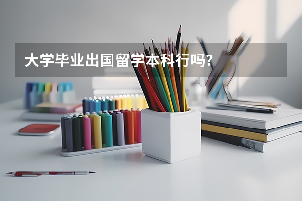 大学毕业出国留学本科行吗？