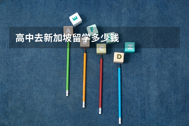 高中去新加坡留学多少钱