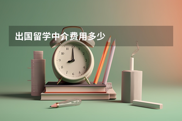出国留学中介费用多少