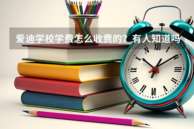 爱迪学校学费怎么收费的？有人知道吗