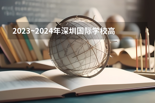 2023~2024年深圳国际学校高中排名榜单一览 2024年茨城大学留学生要项