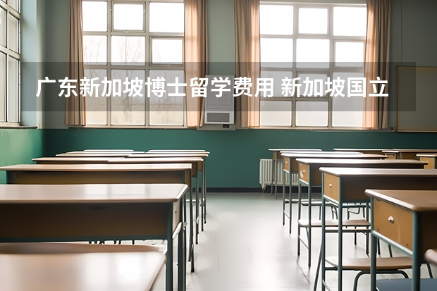 广东新加坡博士留学费用 新加坡国立大学博士几年