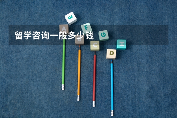 留学咨询一般多少钱