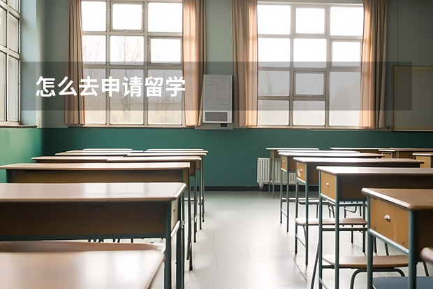 怎么去申请留学