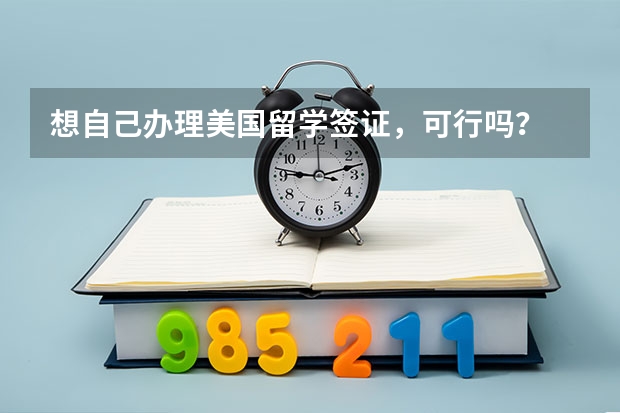 想自己办理美国留学签证，可行吗？