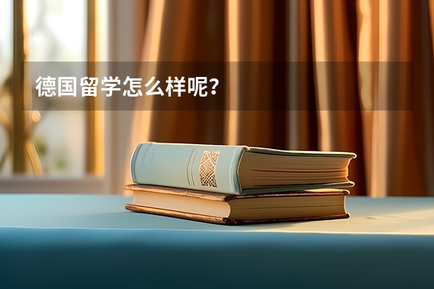 德国留学怎么样呢？