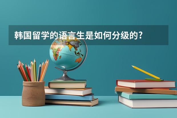 韩国留学的语言生是如何分级的?