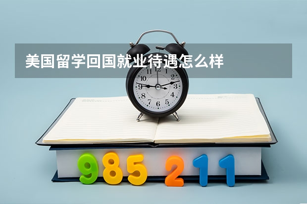 美国留学回国就业待遇怎么样