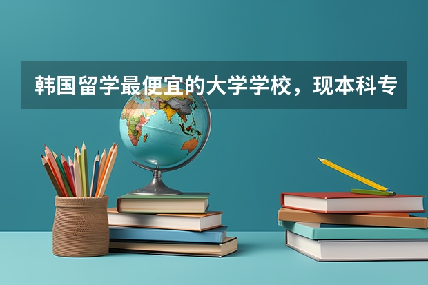 韩国留学最便宜的大学学校，现本科专业是英语，读什么专业好？