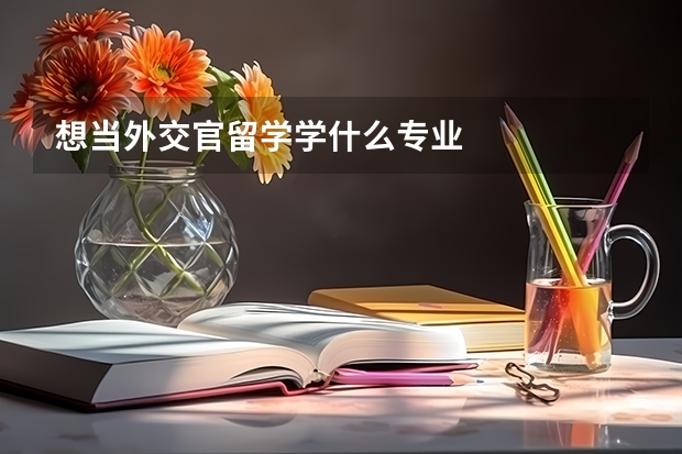 想当外交官留学学什么专业