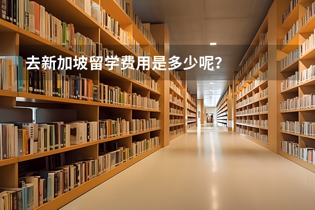 去新加坡留学费用是多少呢？