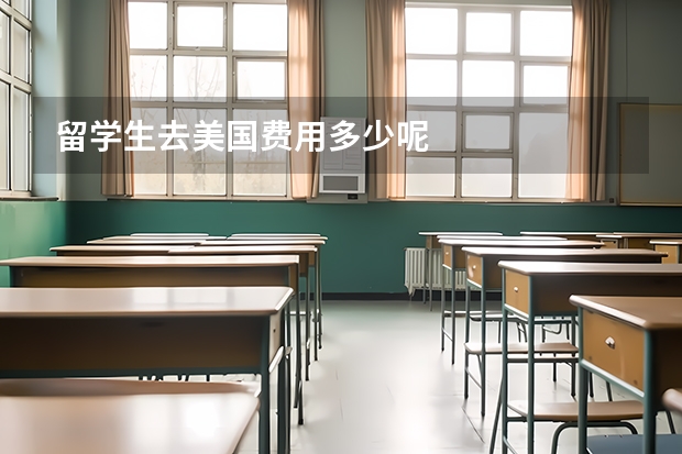 留学生去美国费用多少呢