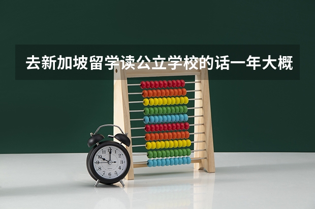 去新加坡留学读公立学校的话一年大概多少费用 省吃俭用的话