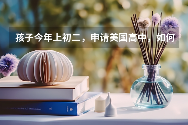孩子今年上初二，申请美国高中，如何进行规划？